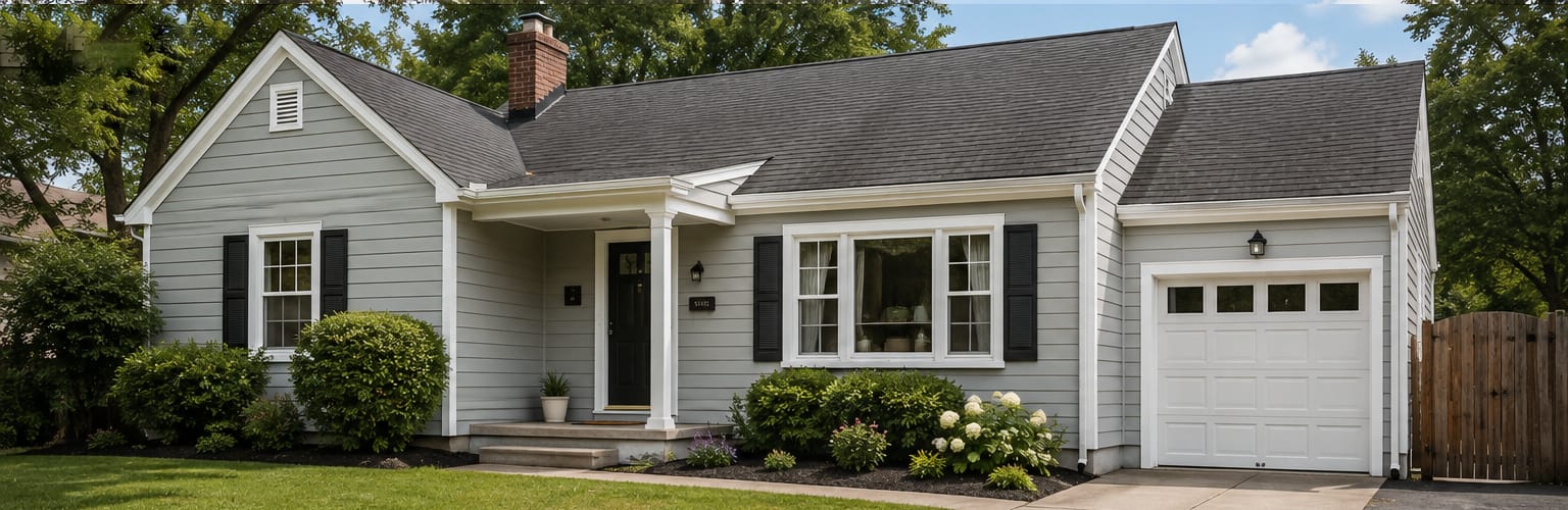 Exterior after repaint