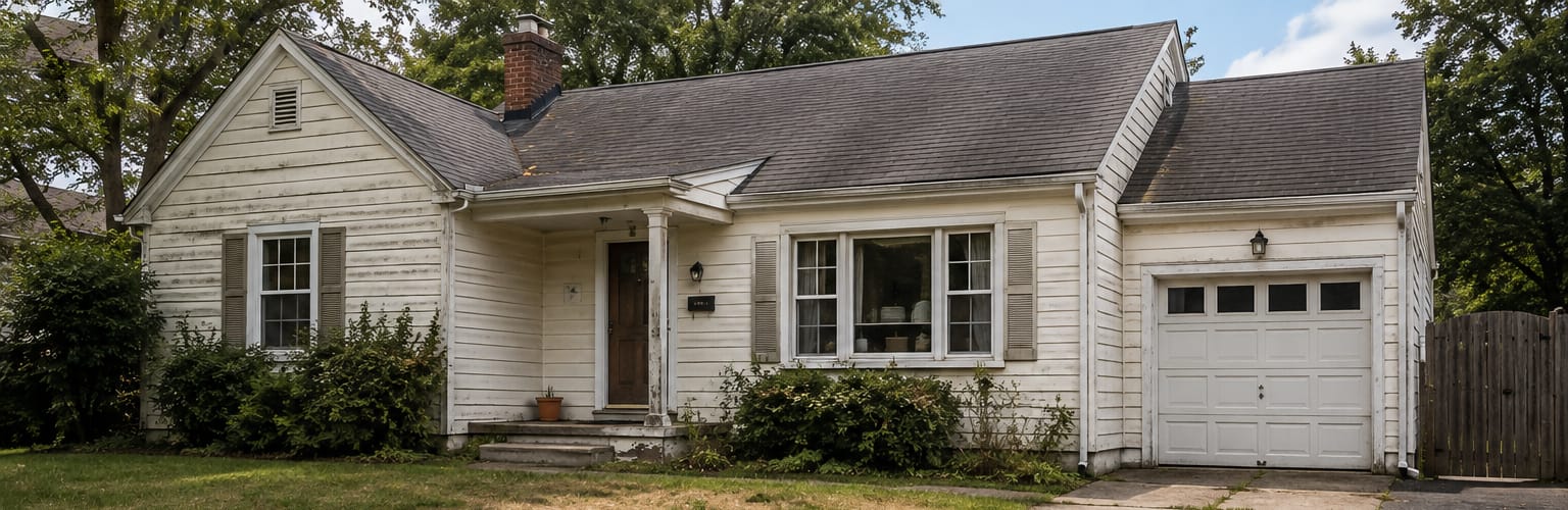 Exterior before repaint